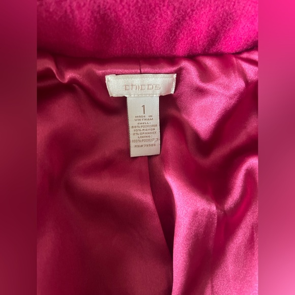 Beautiful Chico’s Pink Tea Coat - Picture 2 of 2